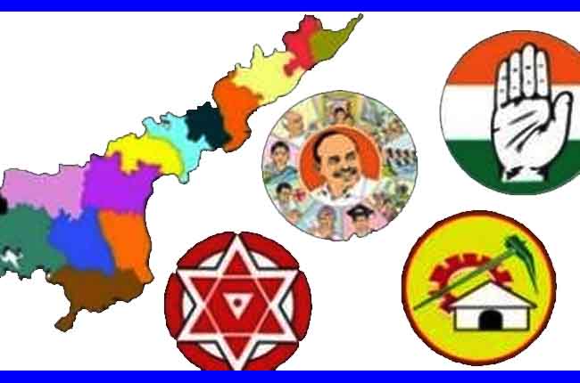 2019 Assembly elections in AP : No Alliance Parties