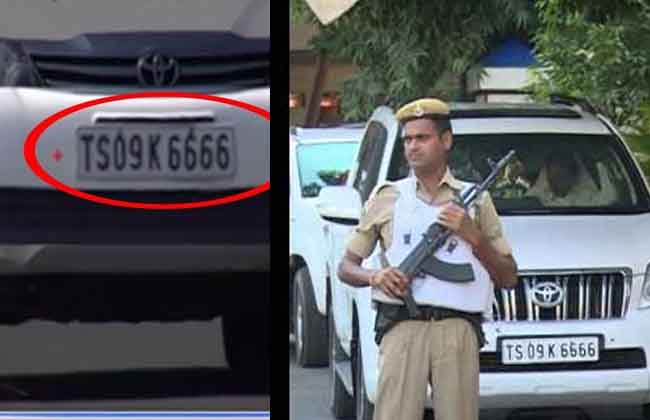 CM KCR Conway Dummy Number Plate
