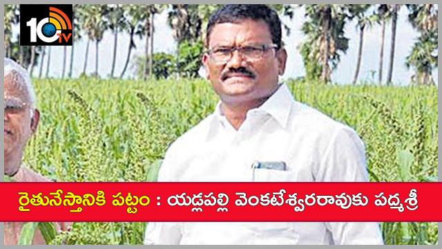 రైతునేస్తానికి పట్టం : యడ్లపల్లి వెంకటేశ్వరరావుకు పద్మశ్రీ రైతునేస్తానికి పట్టం : యడ్లపల్లి వెంకటేశ్వరరావుకు పద్మశ్రీ