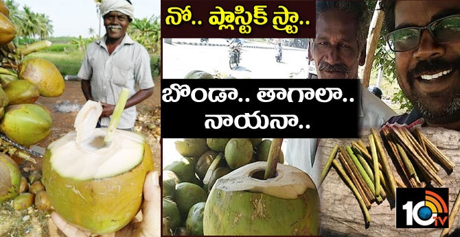 No Plastic Straws no Problem Tamilnadu Tender Coconut Sellers