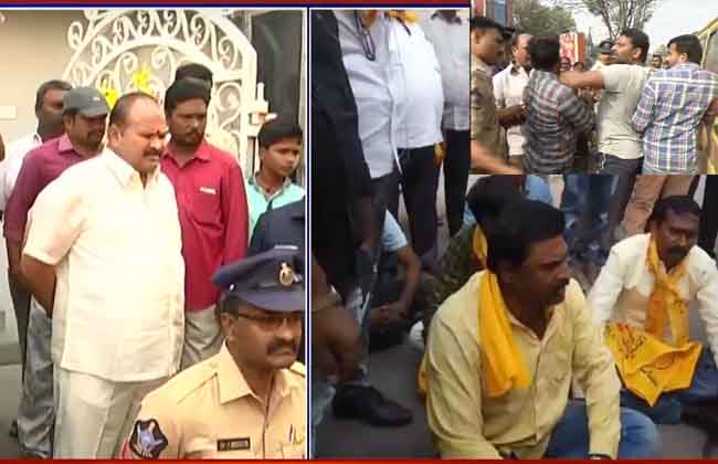 BJP and TDP activists clash in Guntur