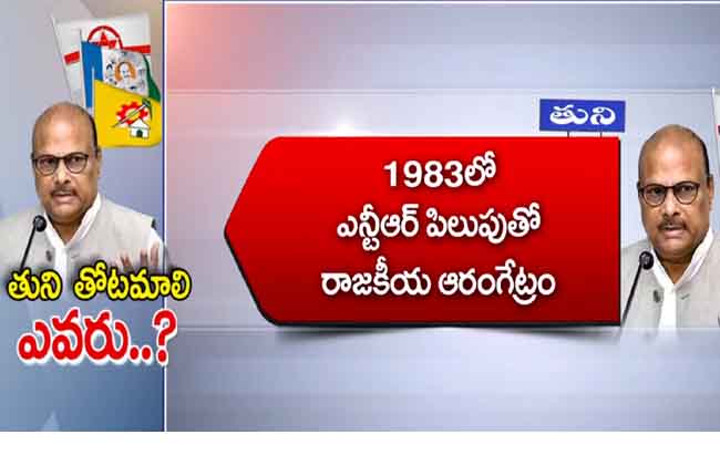 Yanamala Ramakrishnudu : Tuni Assembly Elections 2019