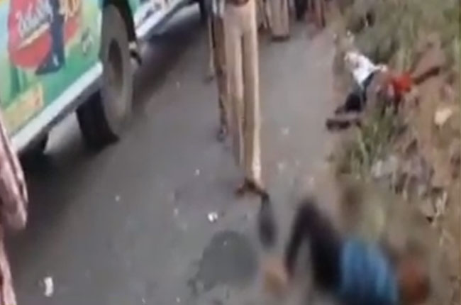 road accident in prakasham : Four killed
