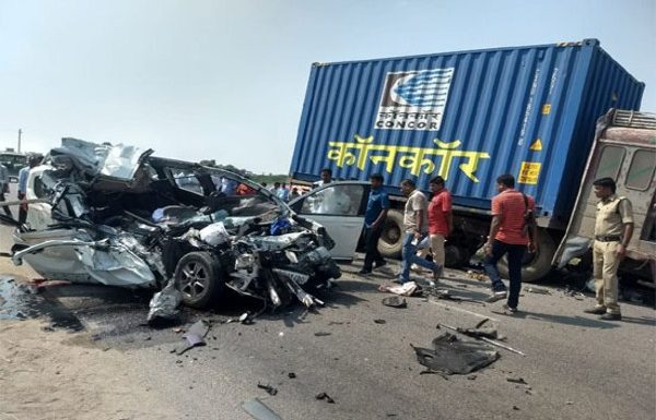 Container, Car Collision