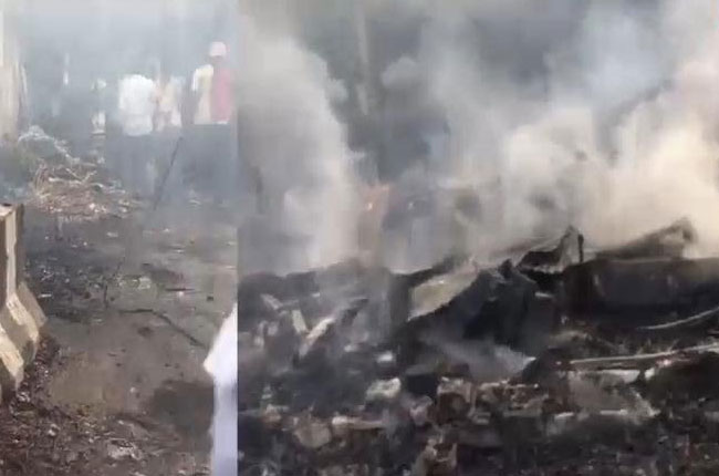 Fires comes in control at nampally exibition ground
