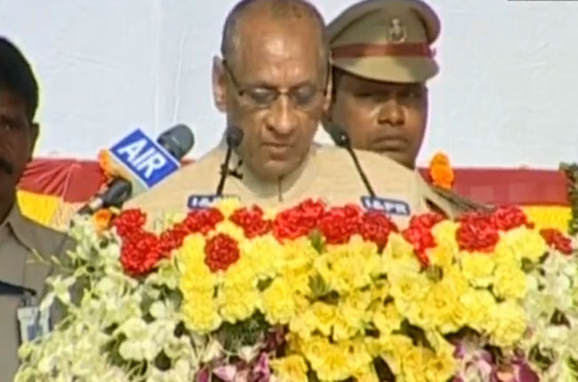 ఏపీలో నాలుగేళ్లలో గణనీయమైన అభివృద్ధి : గవర్నర్ నరసింహన్ ఏపీలో నాలుగేళ్లలో గణనీయమైన అభివృద్ధి : గవర్నర్ నరసింహన్