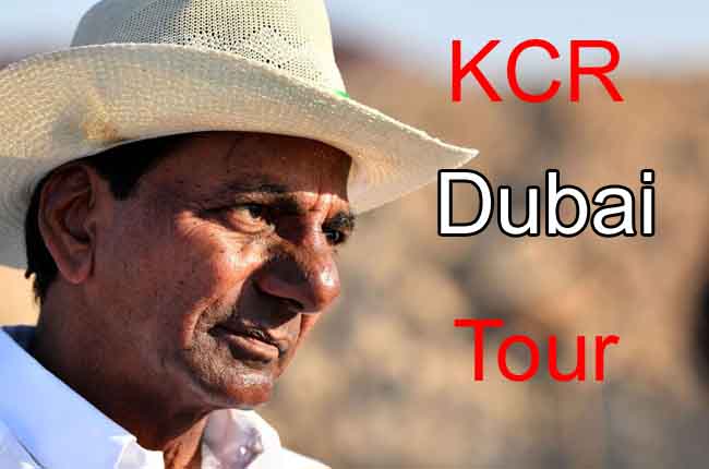 Telangana CM KCR Dubai Tour KCR Attend Investor's Meet | 10TV