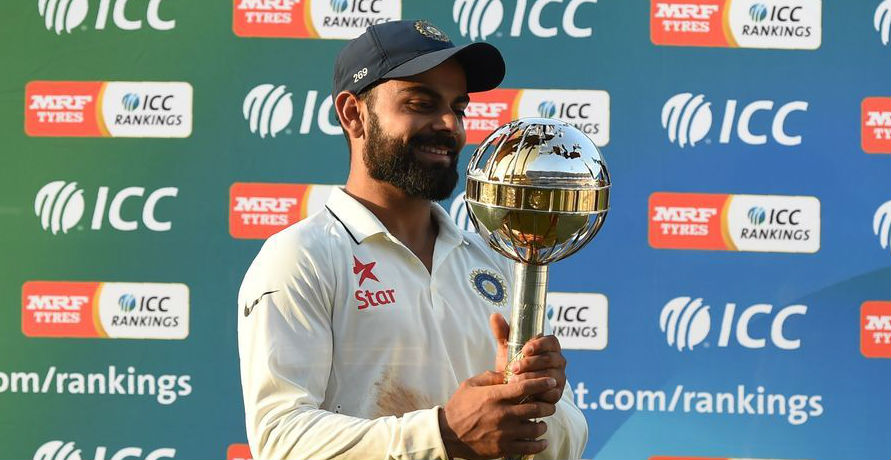 ఐసీసీ ర్యాంకులు: కోహ్లీ మళ్లీ టాప్యే, ఎగబాకిన బుమ్రా, పంత్లు ఐసీసీ ర్యాంకులు: కోహ్లీ మళ్లీ టాప్యే, ఎగబాకిన బుమ్రా, పంత్లు