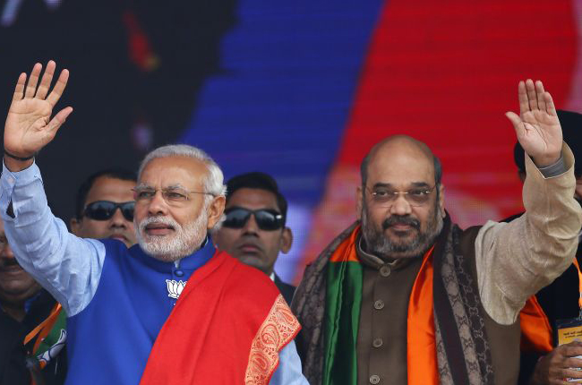 Modi Amith Shah tour in AP