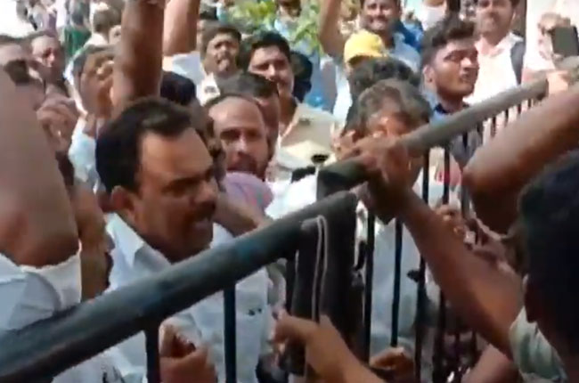Arrested ycp leaders by midnight : Tensions in Nellimarla