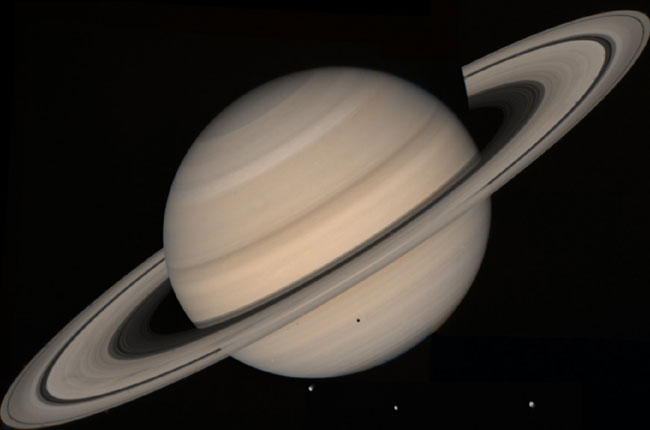 Saturn created by 450 million years ago