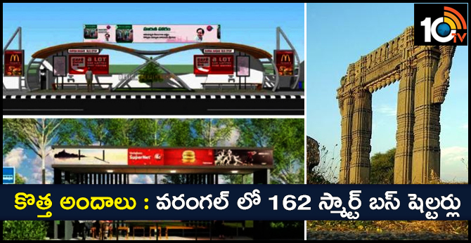 162 Smart Bus Shelters To Come Up In Warangal