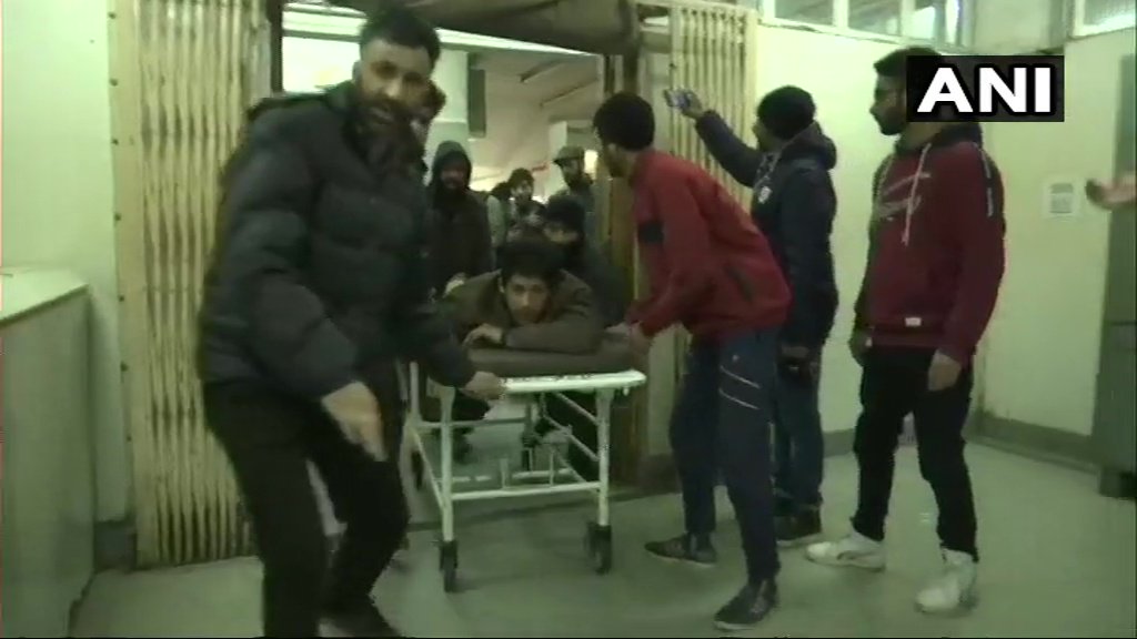 BOMB EXPlosion took place inside the class room at private school Falai-e-Millat at Narbal, Pulwama