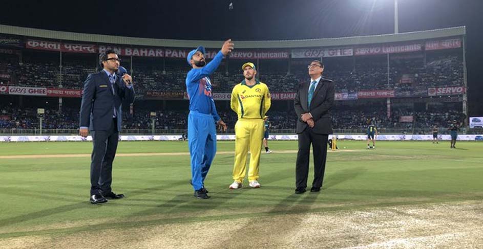 INDIA WON TOSS IN VIZAG