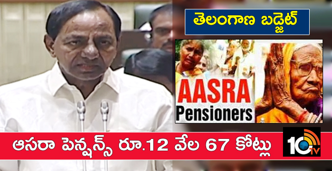 Telangana Budget: Support pensions Rs 12,067 crore