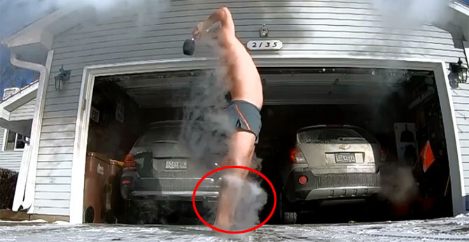 Man tries viral Polar Vortex boiling water trick. Gets burnt on video, roasted on YouTube
