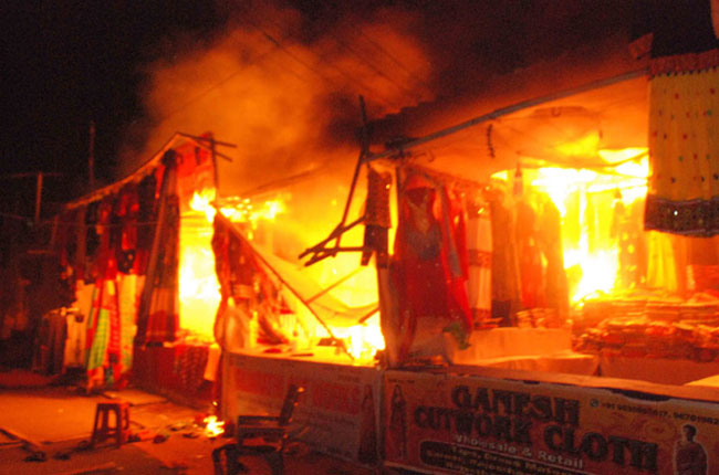 investigation on Numaish fire accident incident