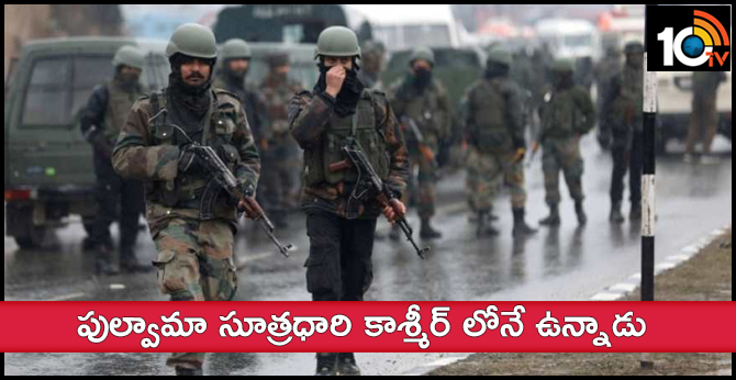 పుల్వామా సూత్రధారి కాశ్మీర్ లోనే ఉన్నాడు పుల్వామా సూత్రధారి కాశ్మీర్ లోనే ఉన్నాడు