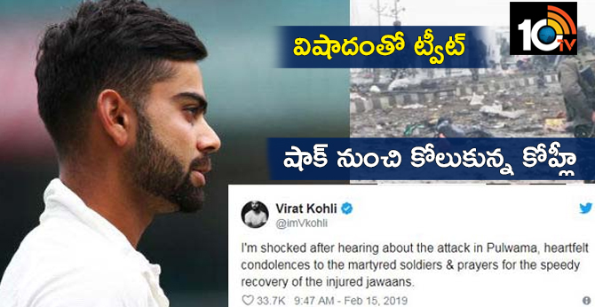 on pulwama attack virat kohli's reaction