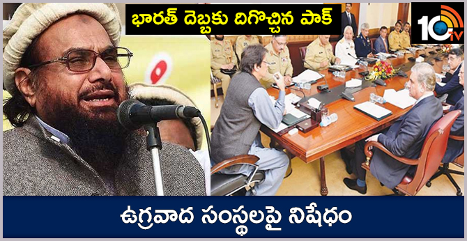 భారత్ దెబ్బకు దిగొచ్చిన పాక్ : ఉగ్రవాద సంస్థలపై నిషేధం భారత్ దెబ్బకు దిగొచ్చిన పాక్ : ఉగ్రవాద సంస్థలపై నిషేధం