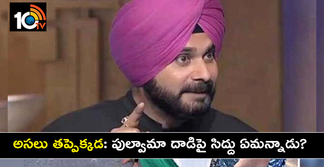 అసలు తప్పెక్కడ: పుల్వామా దాడిపై సిద్దు ఏమన్నాడు? అసలు తప్పెక్కడ: పుల్వామా దాడిపై సిద్దు ఏమన్నాడు?