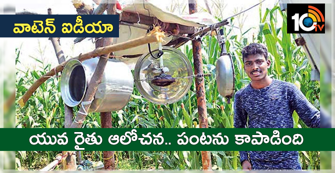 వాటెన్ ఐడీయా : యువ రైతు ఆలోచన.. పంటను కాపాడింది వాటెన్ ఐడీయా : యువ రైతు ఆలోచన.. పంటను కాపాడింది