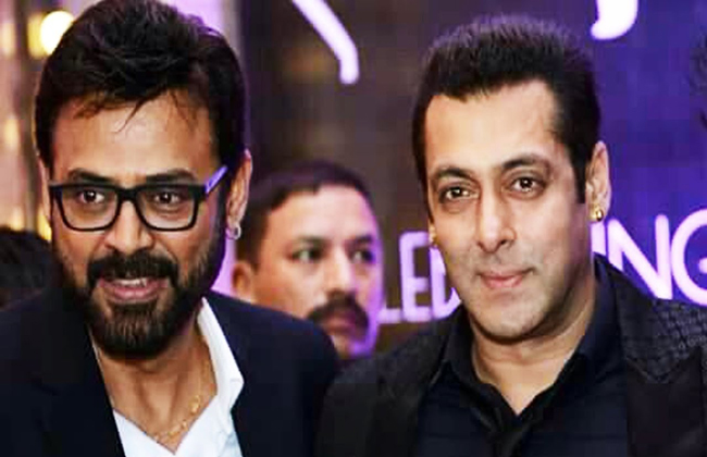 Venky and Rana Dance With Bollywood Hero Salman Khan