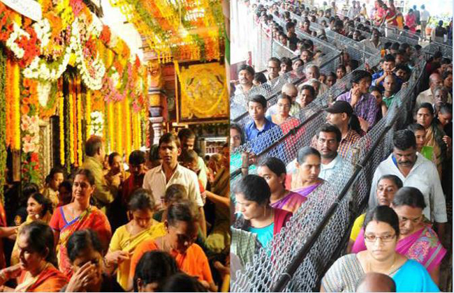 Heavy Rush At Vemulawada Temple Today