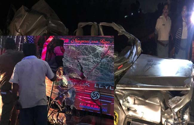 9 killed and  6 injured  in road accident in  Karnataka