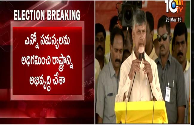I will not tell you after the election in In the election campaign, CM Chandrababu assures