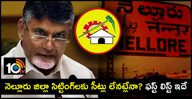 Nellore District TDP First List