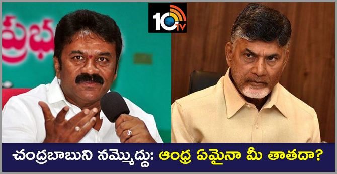 TRS Minister Talasani Srinivas Yadav Comments on CM Chandrababu