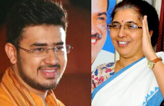 అనంతకుమార్ భార్యకు నో టికెట్ : తేజశ్వి సూర్యకు ఛాన్స్ అనంతకుమార్ భార్యకు నో టికెట్ : తేజశ్వి సూర్యకు ఛాన్స్