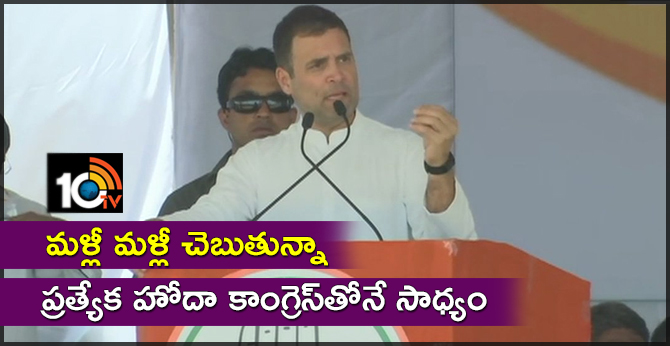 ap special status possible with congress only, rahul gandhi