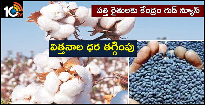 bt cotton seeds rate Redus on rate the central government decision