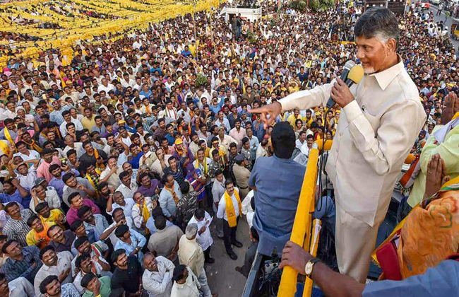 Chandrababu campaign in four districts