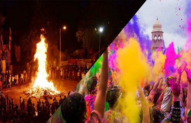 Celebration Of Holi In Different States Of India.