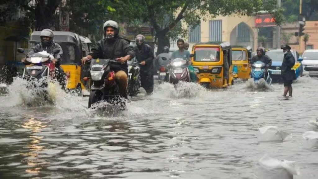 rainfall alert hyderabad telangana