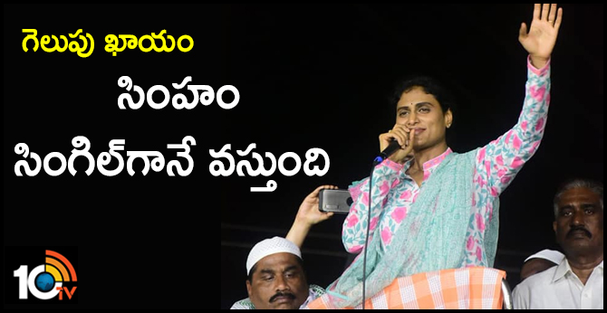 గెలుపు ఖాయం : సింహం సింగిల్గానే వస్తుంది గెలుపు ఖాయం : సింహం సింగిల్గానే వస్తుంది