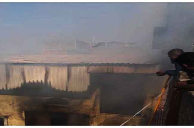 Fire broke Asif Nagar Area