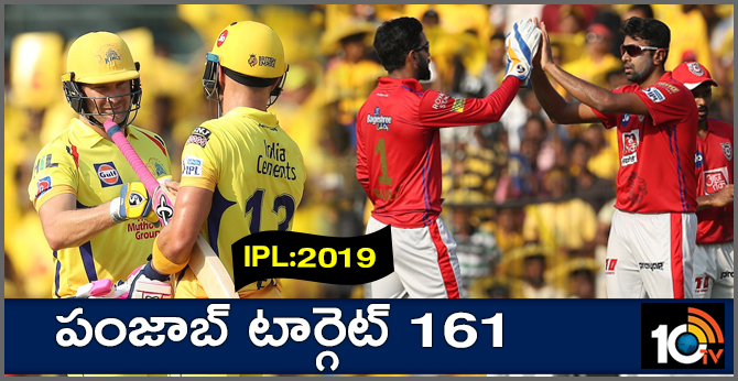 KXIPvsCSK: punjab target 161