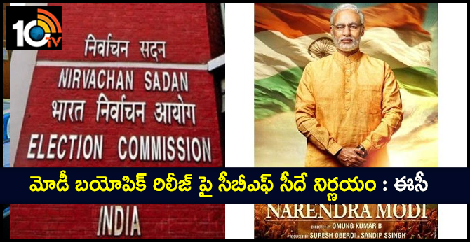 CBFC decision on PM Narendra Modi's biopic film release says EC