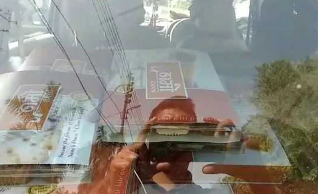 NaMo Food Packets Distributed Outside Noida Polling Booth During Voting For Lok Sabha Elections 2019 