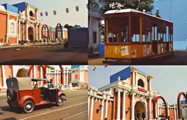వైరల్ అవుతున్న ఆర్ఆర్ఆర్ సెట్ పిక్స్ వైరల్ అవుతున్న ఆర్ఆర్ఆర్ సెట్ పిక్స్