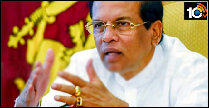 Sri Lanka President Mythripala Sirisena condemned bomb blasts in kolambo