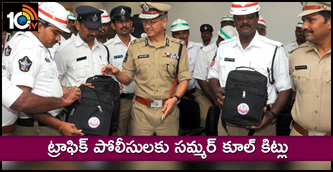Summer kits provided to Trafic police