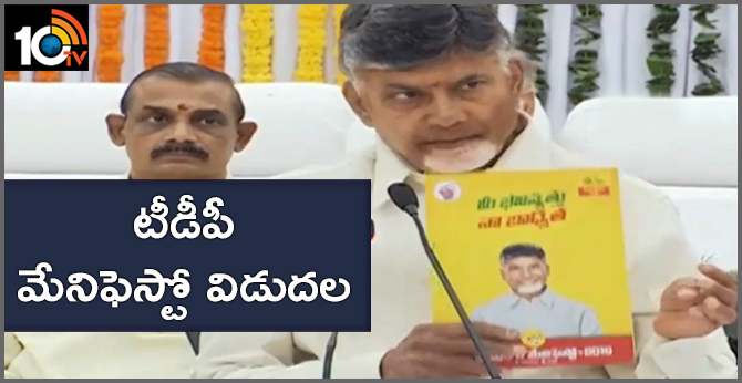TDP releases Manifesto for 2019 Elections