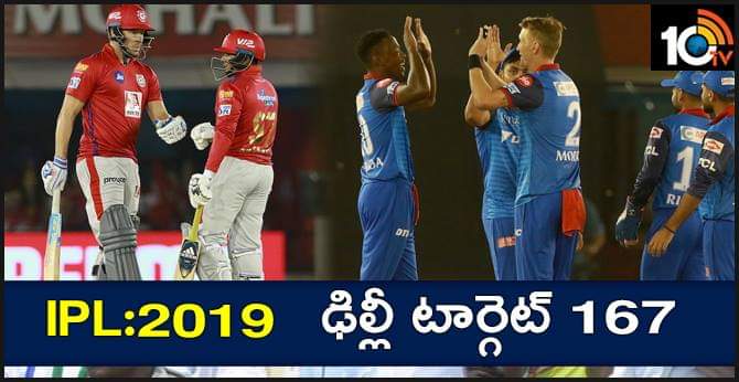 KxIPvsDC :delhi target 167