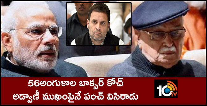 56-Inch Boxer Punched His Coach Advani Ji In Face", Says Rahul Gandhi