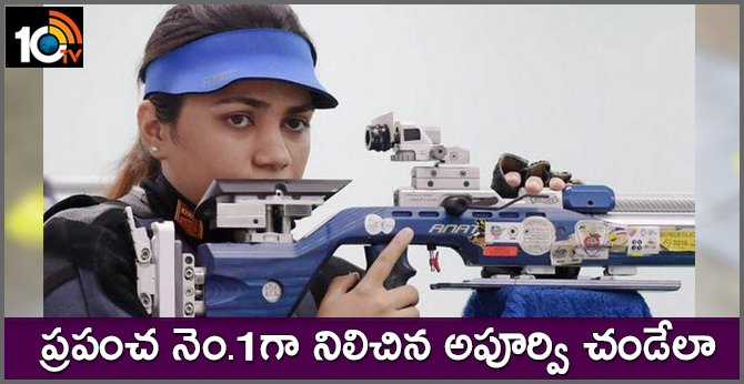 Apurvi Chandela world number one 10m air rifle